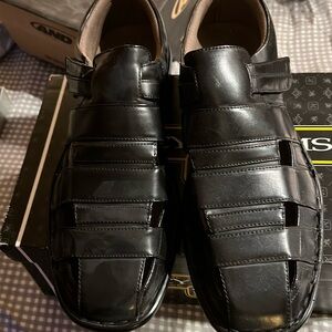 NEW MEN STACY ADAMS BRISBANE FISHERMEN SHOES !